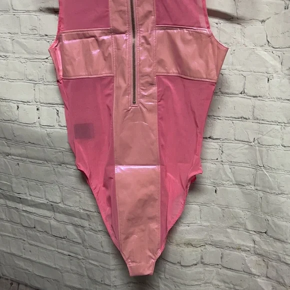 Iron Fist/24 Hours “Nun Fux Given” Sexy Pink Bodysuit - Picture 11 of 16
